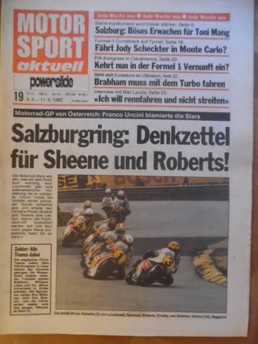Motor sport aktuell 1982 - motor, 19