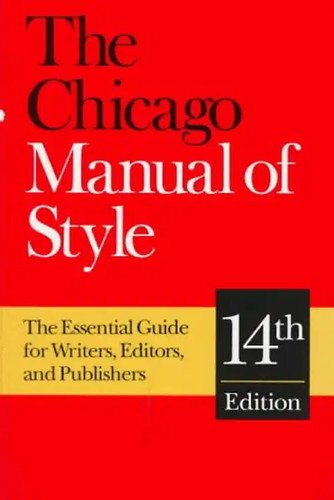 The chicago manual - the, of