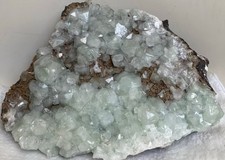 7 Kilo EDELSTEIN Mineralien Großstufe ? TOP Aquamarin-Grüner Apophyllit Druse