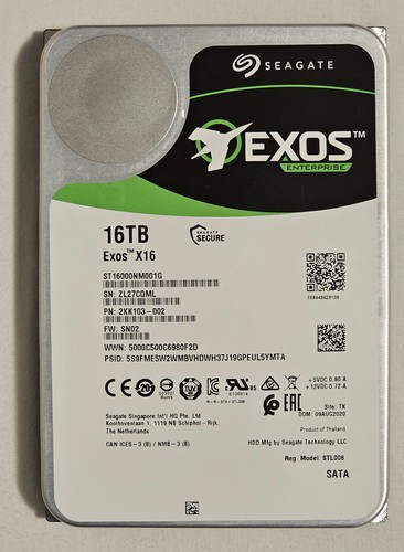 Seagate exos x16 st16000nm001g - seagate,