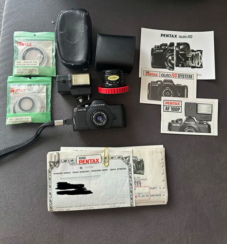 Pentax auto 110 miniaturkamera - auto,