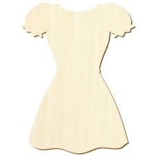 Holz Dirndl V1 - Deko Basteln