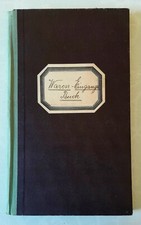 altes Wareneingangs-Buch