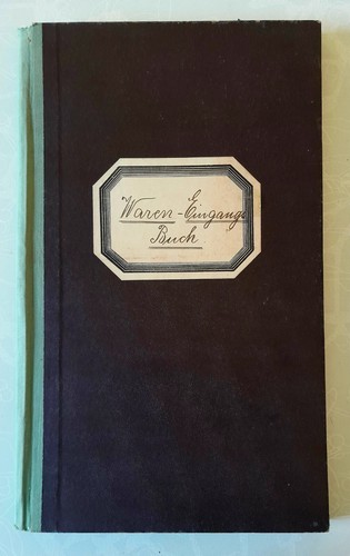 Altes wareneingangs buch - altes, wareneingangs-buch