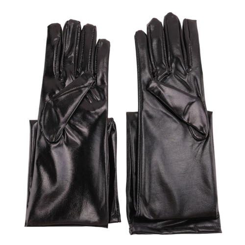 Lange optische lederhandschuhe - lange,
