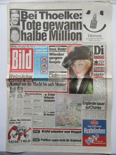 Bild zeitung vom - zeitung,