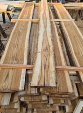 SCHWARTENBRETTER TEAK TEAKHOLZ BRETT BOHLE UNBESÄUMT RUSTIKAL ZAUN 10cm-220cm