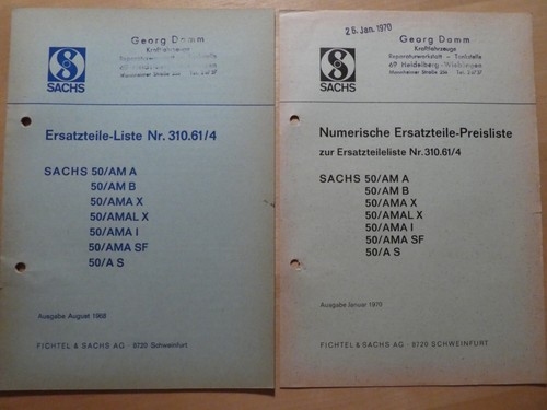 Sachs as ersatzteilliste - sachs, 50/am