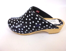 SCHUHE DAMENSCHUHE ORIGINAL HOLLAND CLOGS  Echtleder schwarz Gr.  38  5