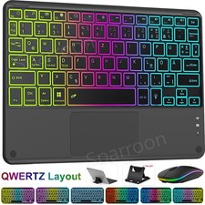 QWERTZ Beleuchtet Tastatur