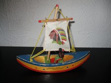 DDR Spielzeug - Indianerkanu / Boot  60iger