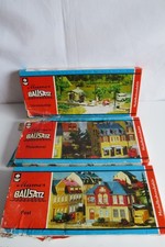 DDR Mamos  Modelle  H0 - 3 X Bausätze - Post/Fleischerei u. Schrankenanlag - OVP