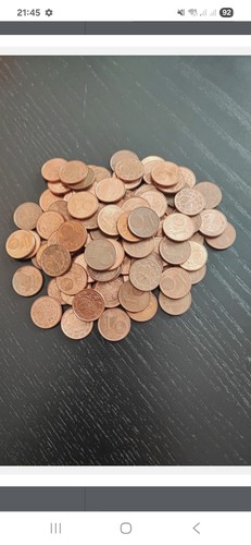 100 stück cent münzen - cent,
