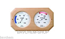 Saunahygrotherm XL Hygrotherm Saunamessung Saunalufttemperatur Leuchtfeuchte