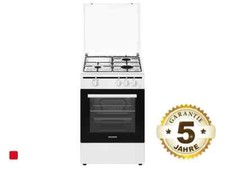 Oranier STG598 Gas Standherd Weiß Backofen Herd 50cm Küche