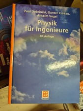 Fachbuch, Physik für Ingenieure, 10te Auflage, begleitend für Maschinenbau