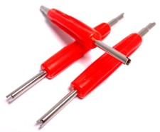 Ventilschrauber 3 Set Ventilausdreher Ventildreher Ventilschlüssel Ventileinsatz