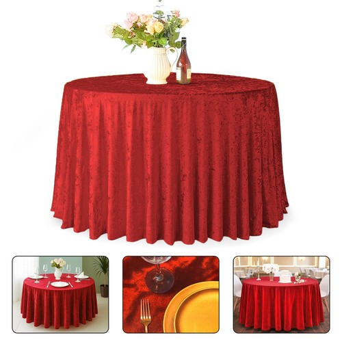 Crushed velvet tischdecke - crushed,