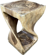 50cm Holz Hocker Couchtisch