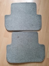 2 x Fußmatte hinten Mercedes CLK C209 in grau original Mercedes Ripsmatten