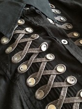 HUSAREN Military BLUSE ESPRIT Paspeln Gr. XS bzw. 32-34 oder 164 MAßE beachten!