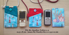 Handytasche zum umhängen Senioren Handy Nokia Olympia classic Slider Handarbeit