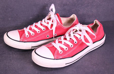 Converse All Star Classic OX Sneaker Unisex Chucks Gr. 39 rot weiß Canvas BC640