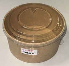  Kraft Salatbox Einweg 1000 ml