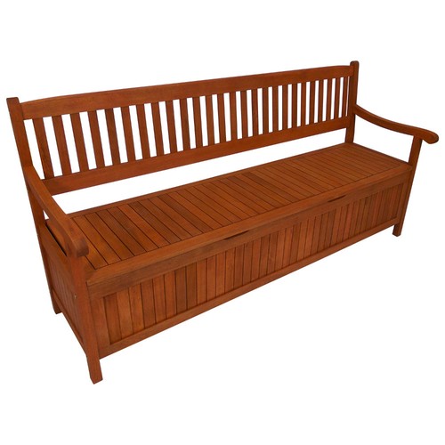 Truhenbank sitzer holz - truhenbank, 4-sitzer