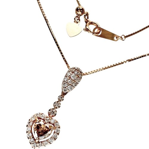 Brauner diamant - brauner, (herzform)