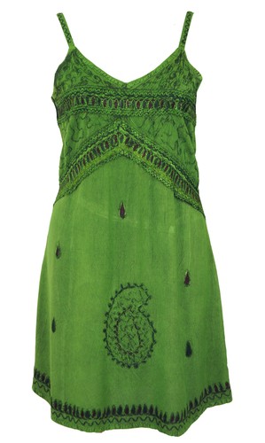 Besticktes indisches kleid - besticktes,