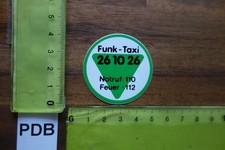 Alter Aufkleber FUNK-TAXI Stadt Berlin (?) mini