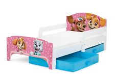 SMART Kinderbett 140x70cm PAW PATROL mit Bettkästen, Matratze und Rausfallschutz
