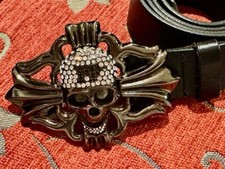 Original Philipp Plein  Gürtel mit Schnalle Leder