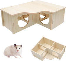 Mehrkammern Hamsterhaus Holz 3