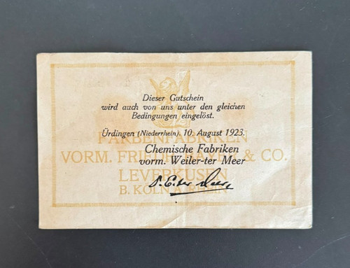Notgeld leverkusen - notgeld,