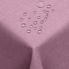 Leinen Optik Tischdecke mit