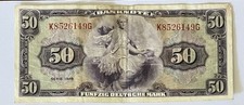 50 DM  Banknote 1948, Serie 1.