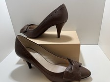 Jil Rocco Leder-Pumps Braun