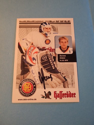 Del eishockey autogrammkarte - del,