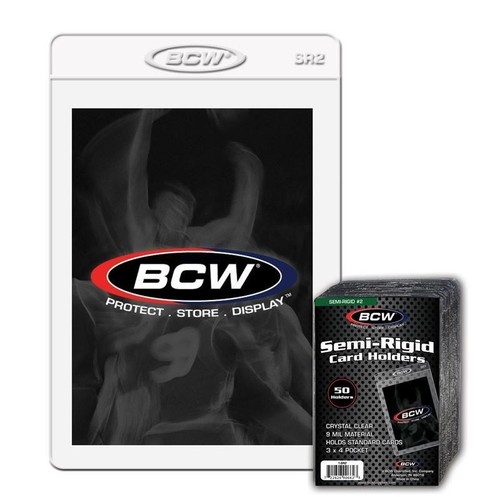 Bcw semi rigid card holder - semi-rigid, #2