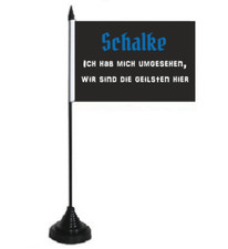 Tischflagge Tischfahne Schalke
