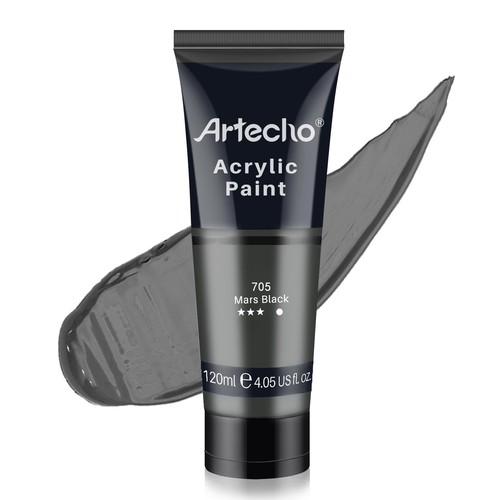 Acrylfarbe mars schwarz 120 - mars,