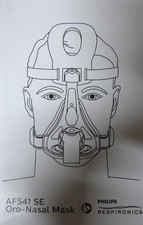 Philips Respironics AF541 SE Maske , Oro-Nasal Mask,  Maske Gr. L , 1 Stück