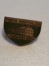Alte Anstecknadel Brosche Porta Westfalica  Mettwurst Möller  (123)