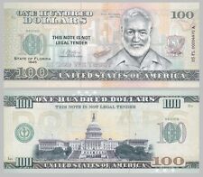 USA 100 Dollars Souvenirschein novelty note - Florida - Ernest Hemingway