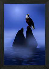 Adler Geist gerahmtes Wandbild