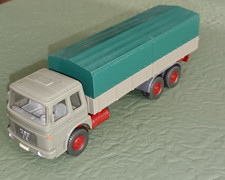 Wiking MAN 3-Achser Pritsche Plane LKW Modell H0 1:87