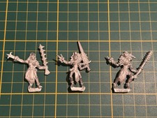 Warhammer Mordheim Mortheim Amazons Lustria 3 Warriors Metal Rare Unused OOP #1