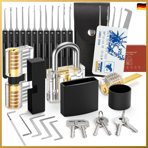 Lockpicking set teilig - lockpicking, 30-teilig
